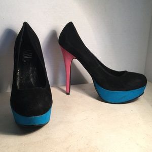 UnCensored Faux Suede Heels